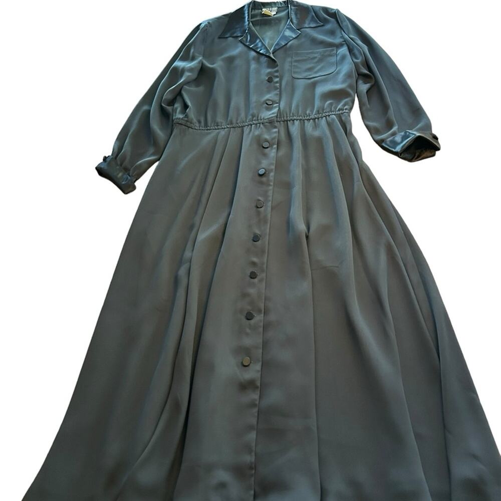 Rare Vintage Myles Studio For The Warrens Classic Elegant Black Dress-Size 14 - Picture 11 of 16